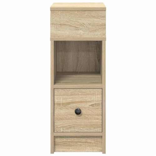 Noćni ormarić s ladicom sonoma hrast 25x31x66 cm - sonoma hrast 1 Cijena