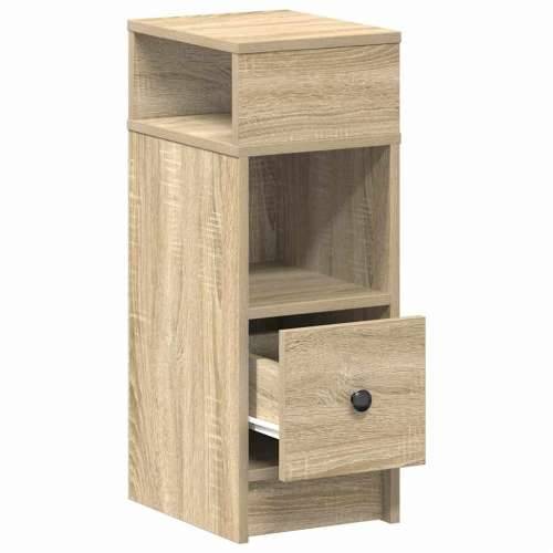 Noćni ormarić s ladicom sonoma hrast 25x31x66 cm - sonoma hrast 1 Cijena
