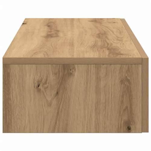 Zidna polica s ladicama umjetnički hrast 80x33x17 cm - hrast artisan 80 x 33 x 17 cm 1 Cijena