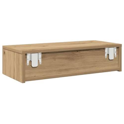 Zidna polica s ladicama umjetnički hrast izrađeno drvo - hrast artisan 60 x 26.5 x 15 cm 1 Cijena