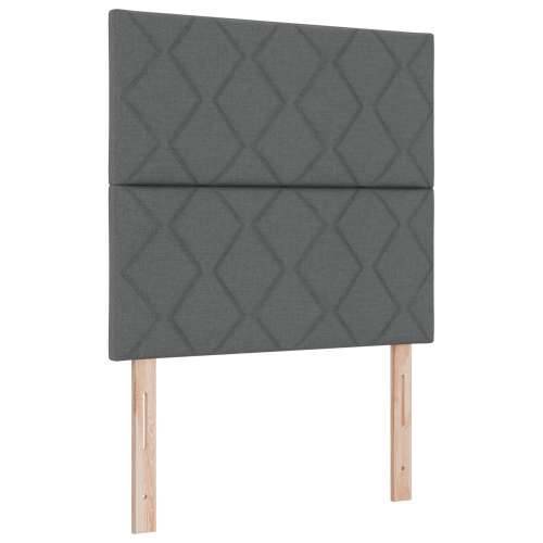 Krevet s box springom i madracem tamnosiv 120x190 cm tkanina Cijena