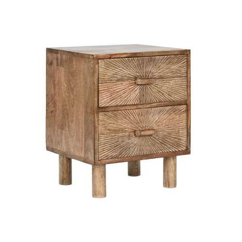 Noćni ormarić Home ESPRIT Prirodno 40 x 34 x 50 cm Cijena