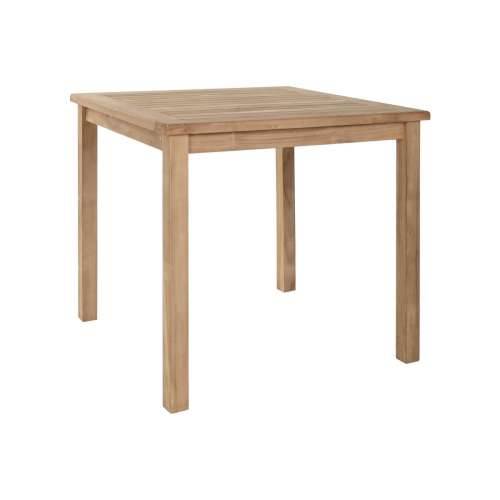 Blagavaonski stol Home ESPRIT Smeđa Tikovina 80 x 80 x 77 cm Cijena