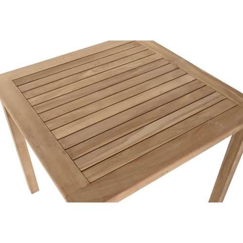Blagavaonski stol Home ESPRIT Smeđa Tikovina 80 x 80 x 77 cm Cijena