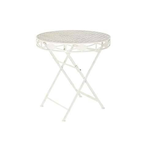 Blagavaonski stol Home ESPRIT Bijela Metal 70 x 70 x 73 cm Cijena