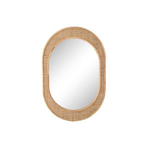 Zidno ogledalo Home ESPRIT Prirodno Scandi 51,5 x 2 x 77 cm Cijena