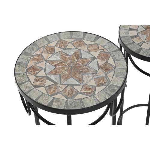 Set od tri stolice Home ESPRIT Crna 30 x 30 x 69 cm (3 Dijelovi) Cijena