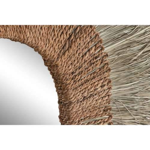 Zidno ogledalo Home ESPRIT Smeđa Prirodno Tropsko 130 x 17 x 130 cm Cijena