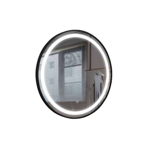Zidno ogledalo Home ESPRIT Crna moderan 80 x 2 x 80 cm Cijena