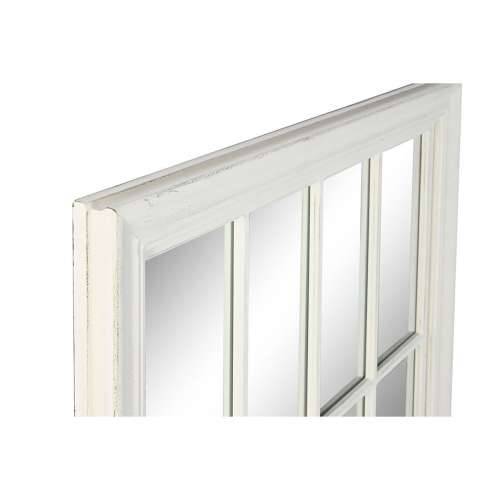 Zidno ogledalo Home ESPRIT Bijela Prozor 68 x 4 x 128 cm Cijena
