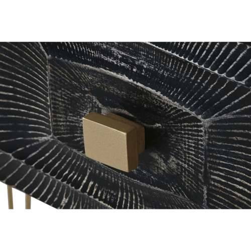 Konzola Home ESPRIT Crna zlatan 120 x 38 x 76 cm Cijena