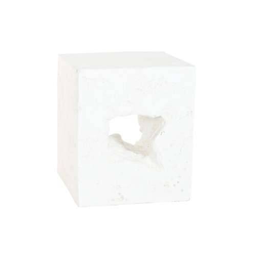 Pomoćni stolić Home ESPRIT Bijela 40 x 40 x 46 cm Cijena