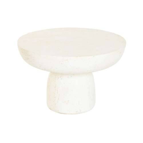 Pomoćni stolić Home ESPRIT Bijela 64,5 x 64,5 x 41 cm Cijena