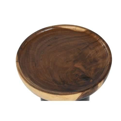 Pomoćni stolić Home ESPRIT Crna Prirodno 35 x 35 x 46 cm Cijena