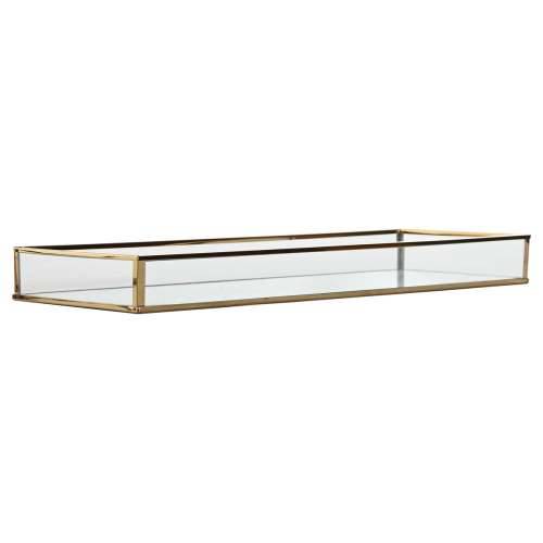 Set pladnjeva Home ESPRIT Bijela zlatan moderan 42 x 15 x 4 cm (2 kom.) Cijena