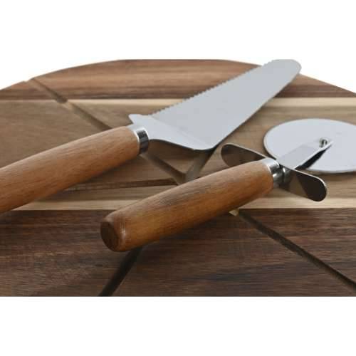 Kalup za Pizzu Home ESPRIT Prirodno 30 x 40 x 1,5 cm (3 Dijelovi) Cijena