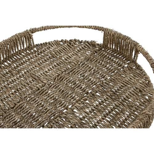 Set pladnjeva Home ESPRIT Prirodno Tropsko 45 x 45 x 7 cm (3 kom.) Cijena