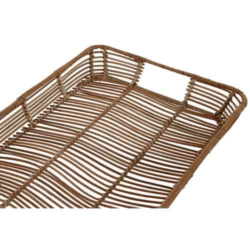 Set pladnjeva Home ESPRIT Prirodno Tropsko 44 x 32 x 6 cm (3 kom.) Cijena