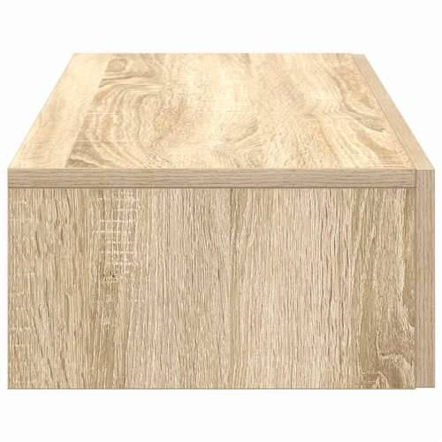 Zidna polica s ladicama sonoma hrast konstruirano drvo - sonoma hrast 80 x 33 x 17 cm 1 Cijena
