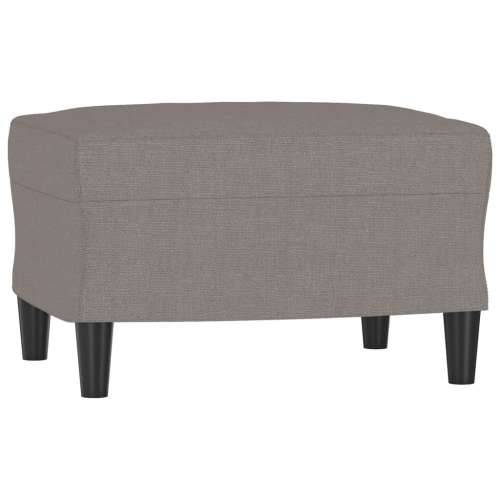 4-dijelni set sofa s jastucima smeđesivi od tkanine - Sivo-smeđa s jastucima i tabureom Cijena