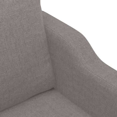 4-dijelni set sofa s jastucima smeđesivi od tkanine - Sivo-smeđa s jastucima i tabureom Cijena