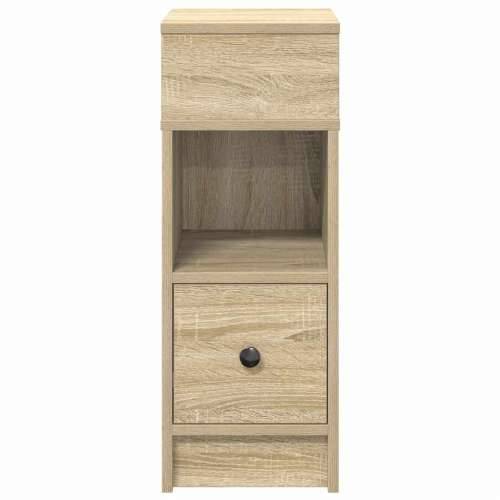Noćni ormarići 2 kom s ladicom sonoma hrast 25x31x66 cm - sonoma hrast 2 Cijena