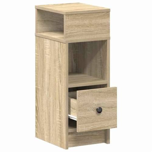 Noćni ormarići 2 kom s ladicom sonoma hrast 25x31x66 cm - sonoma hrast 2 Cijena