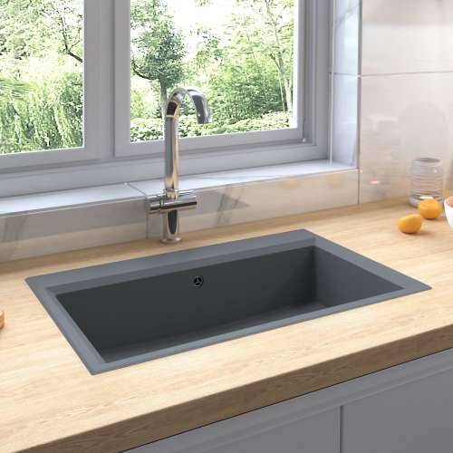 Kuhinjska Sudopera Siva 790x500x193 mm Granit Cijena