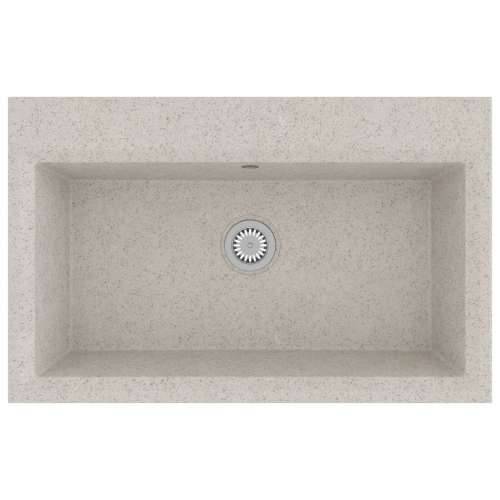 kuhinjski sudoper bež 790x500x193 mm granit Cijena