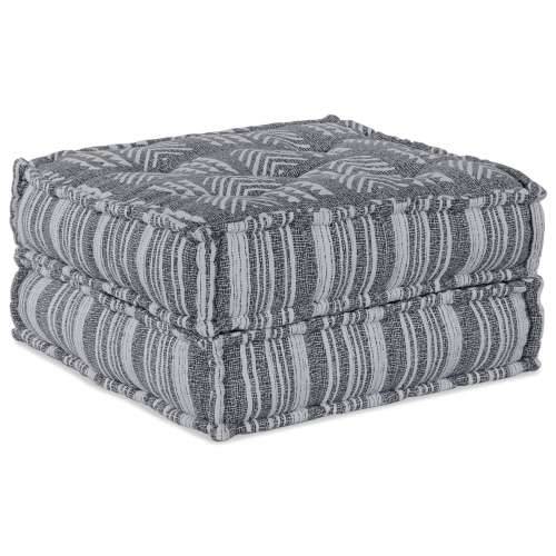 Modularni pouf za dvoje, pretvoriv, siva tkanina Cijena