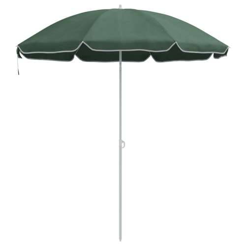 Suncobran s metalnom podlogom zeleni 161x193 cm poliester Cijena