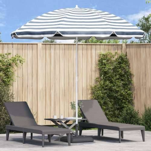 Suncobran s aluminijskim okvirom plavi i bijeli 300 cm Cijena