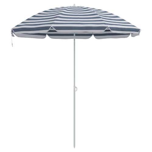 Suncobran s aluminijskim okvirom plavi i bijeli 300 cm Cijena