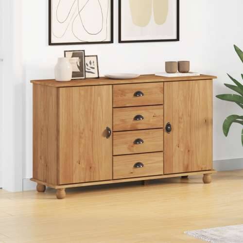 Sideboard “ASKIM” 133,5x40x79 cm Solidna drva bor Cijena