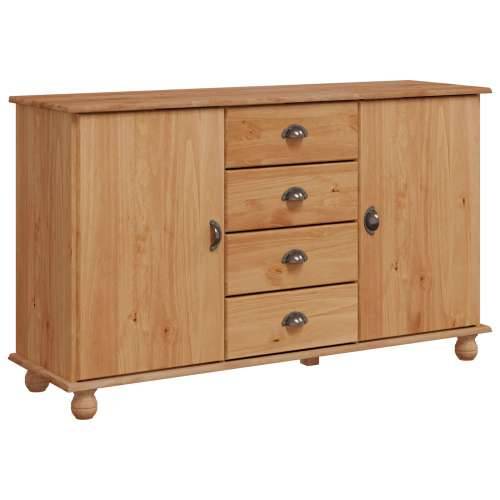 Sideboard “ASKIM” 133,5x40x79 cm Solidna drva bor Cijena