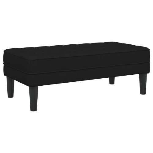 Klupa Crna 113x57x39 cm Tkanina Cijena