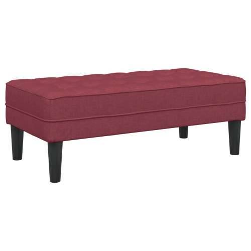 Klupa Vino Crvena 113x57x39 cm Tkanina Cijena