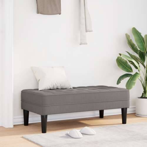 Klupa Taupe 113x57x39 cm Tkanina Cijena