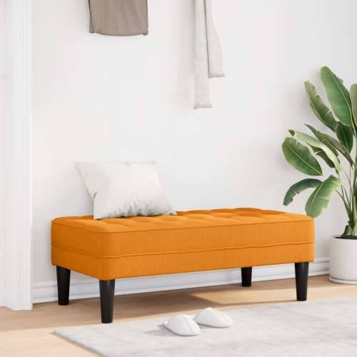 Klupa Tamno Žuta 113x57x39 cm Tkanina Cijena