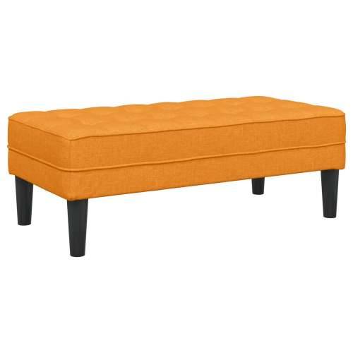 Klupa Tamno Žuta 113x57x39 cm Tkanina Cijena