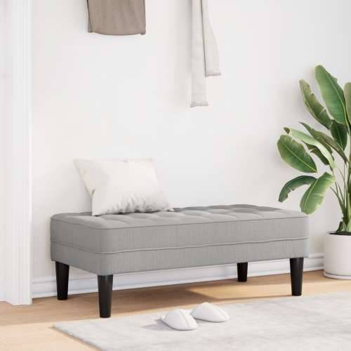 Klupa Siva 113x57x39 cm Tkanina Cijena