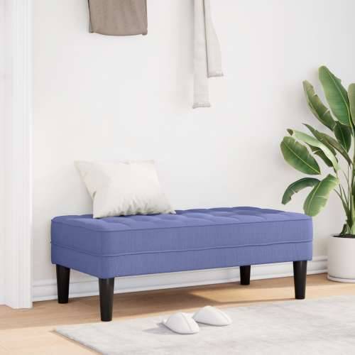 Klupa od traper plavih 113x57x39 cm Cijena