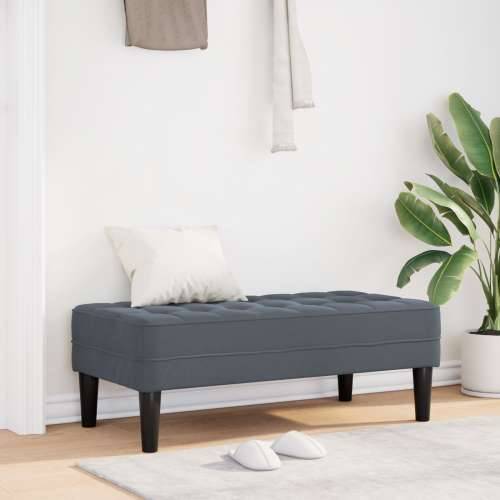 Klupa Tamno Siva 113 cm Velur Cijena