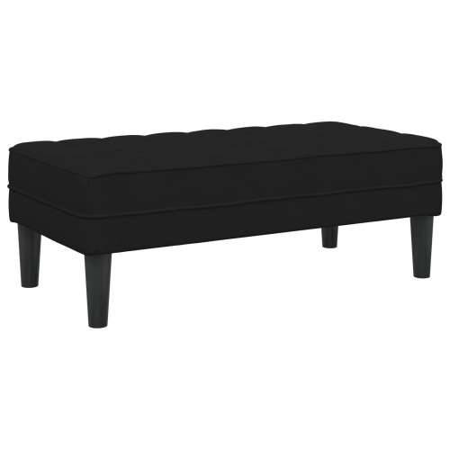 Klupa Crna 113x57x39 cm Baršun Cijena