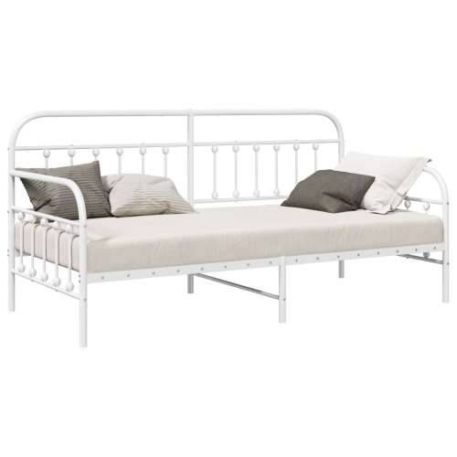 Daybed okvire bijele 100x190 cm čelik Cijena