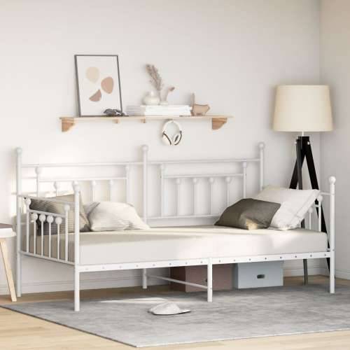 Okvir kreveta Daybed Bijeli 90x190 cm Čelik Cijena