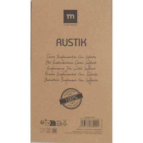 Točionik Pića La Mediterránea Rustik Metal Staklo 4 L 17 x 17 x 30,5 cm (4 kom.) Cijena