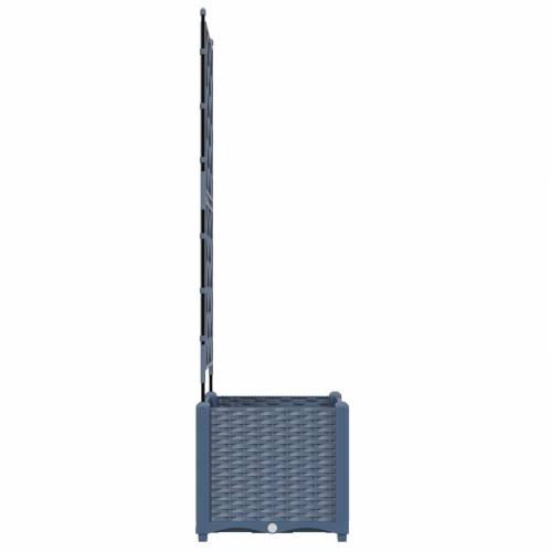 Vrtna Sadilica s Trellisom Siva 40x40x143 cm Cijena