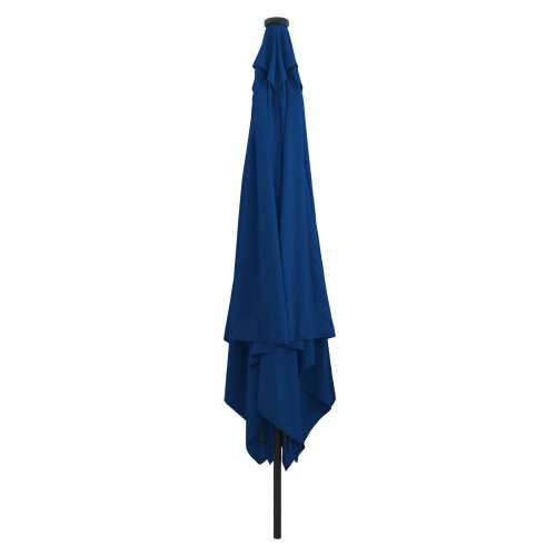 Kvadratni vrtni suncobran s LED svjetlima 295x245 cm u tirkiznoj boji Cijena