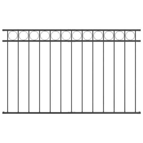 Panel Ograde Siva 1,7x1 m Čelik Cijena
